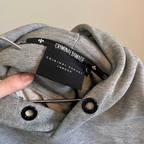 Criminal Damage Rose Hoodie - Picture 10 of 11